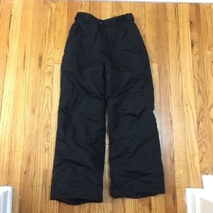 Black snow pants